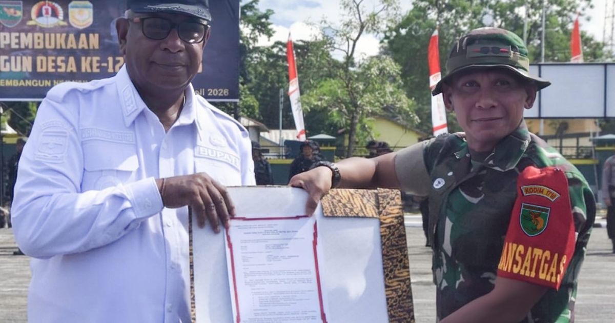 Bupati Mimika Buka TMMD Reguler Ke-128 Kodim 1710/Mimika, Kampung Keakwa Jadi Sasaran Utama