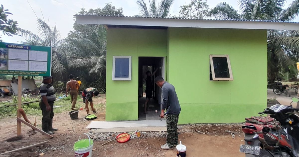 Rehab RTLH Milik Pak Irwansyah Hampir Rampung,Ini Penampakannya