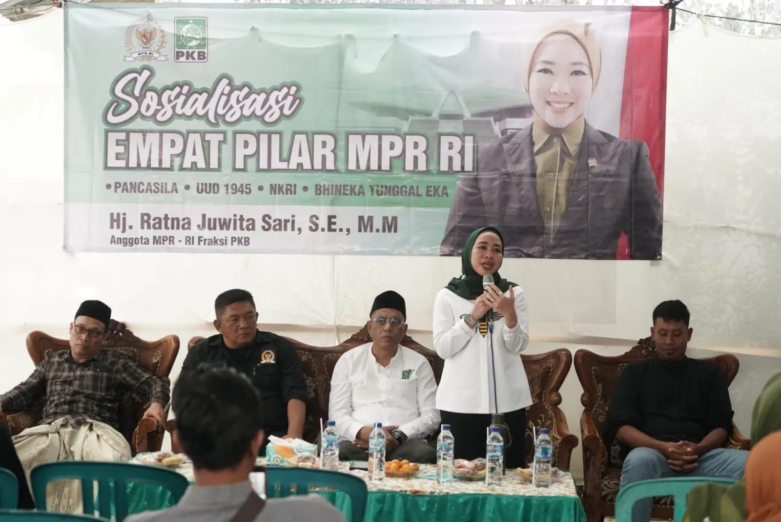 Menguatkan Kesadaran Konstitusional Masyarakat, Ratna Juwita Sari Gelar Sosialisasi Empat Pilar 
