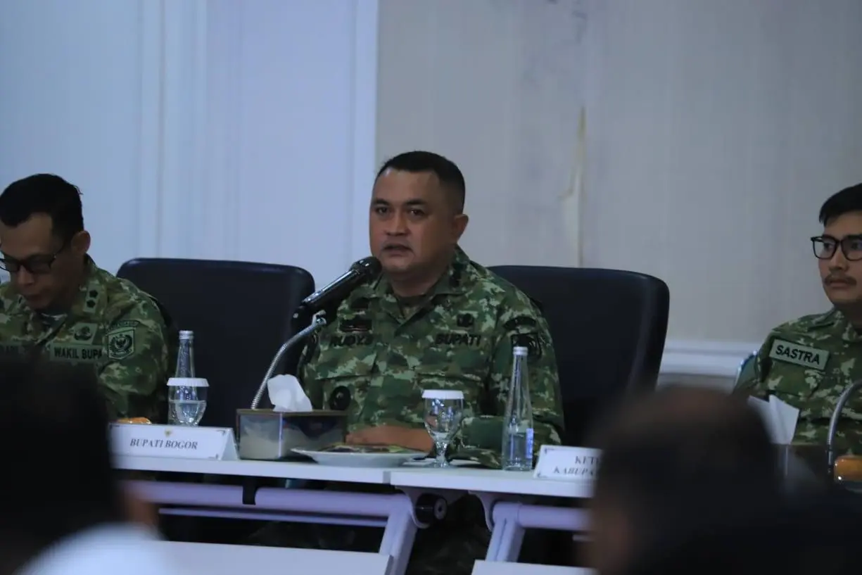 Bupati Bogor Pimpin Rakor Forkopimda, Matangkan Pengamanan Natal 2025 dan Tahun Baru 2026