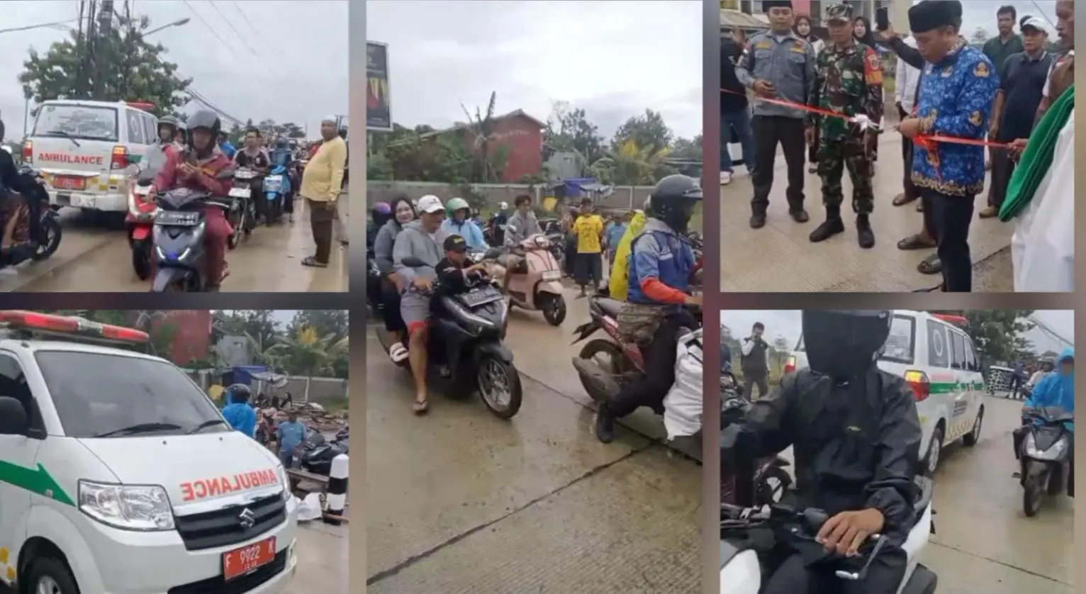 Jalan Jembatan Cibarengkok Resmi Dibuka, Warga Sambut Antusias