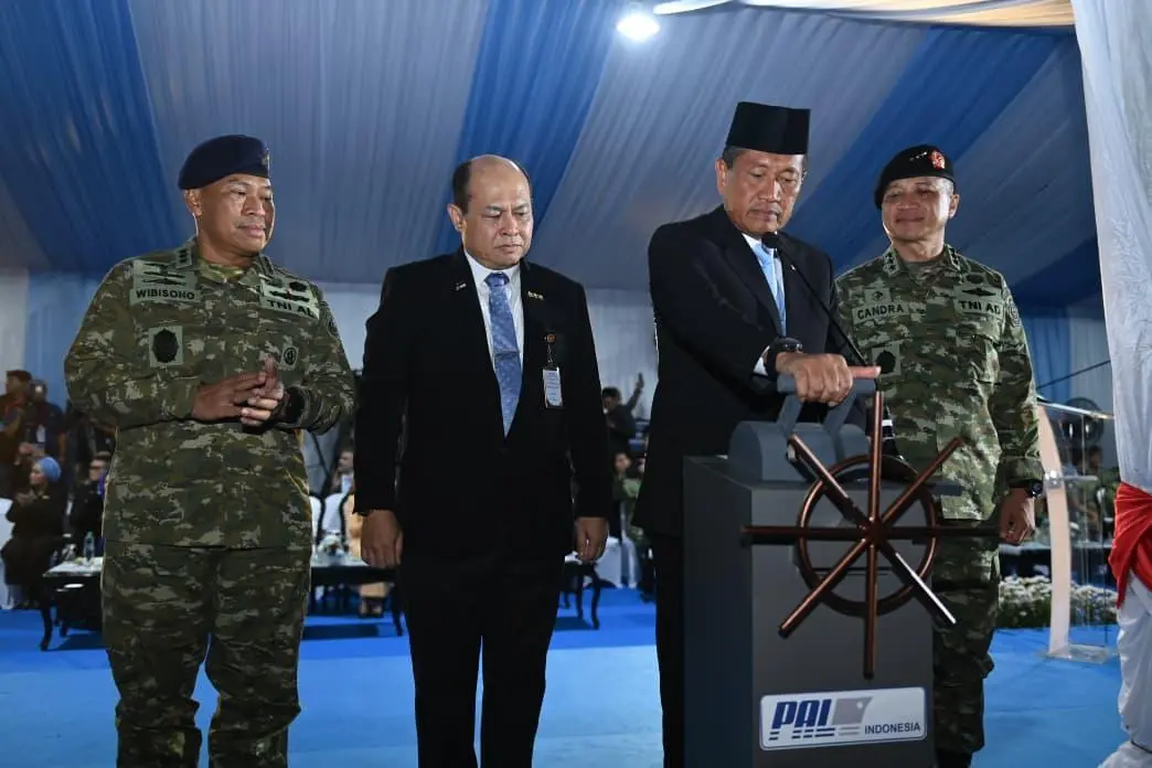 Komitmen TNI AL Jaga Perairan Nusantara Shipnaming dan Launching 