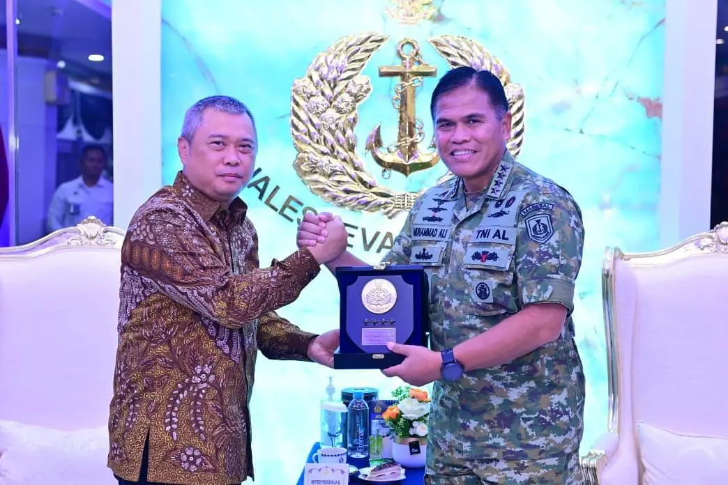 Perkuat Sinergi Maritim Nasional Kasal Terima Kunjungan Menteri Perhubungan RI di Markas Besar TNI AL 