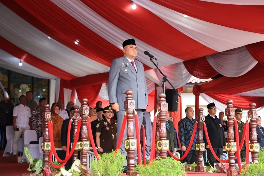 Bupati Bogor Pimpin Upacara HBN ke-77, Sampaikan Amanat Presiden Prabowo