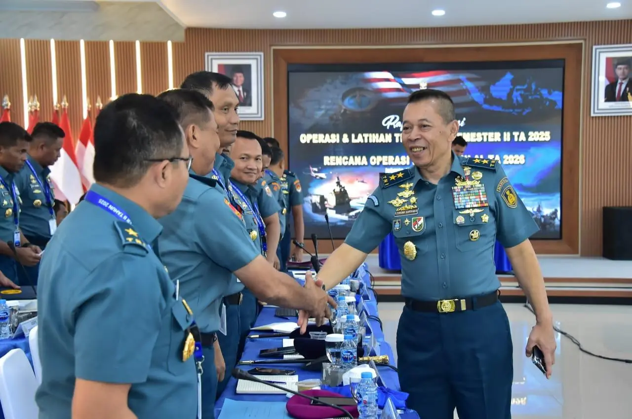 Optimalkan Kinerja Operasional Staf Operasi TNI AL Gelar Evaluasi dan Paparan Rencana Operasi 2026