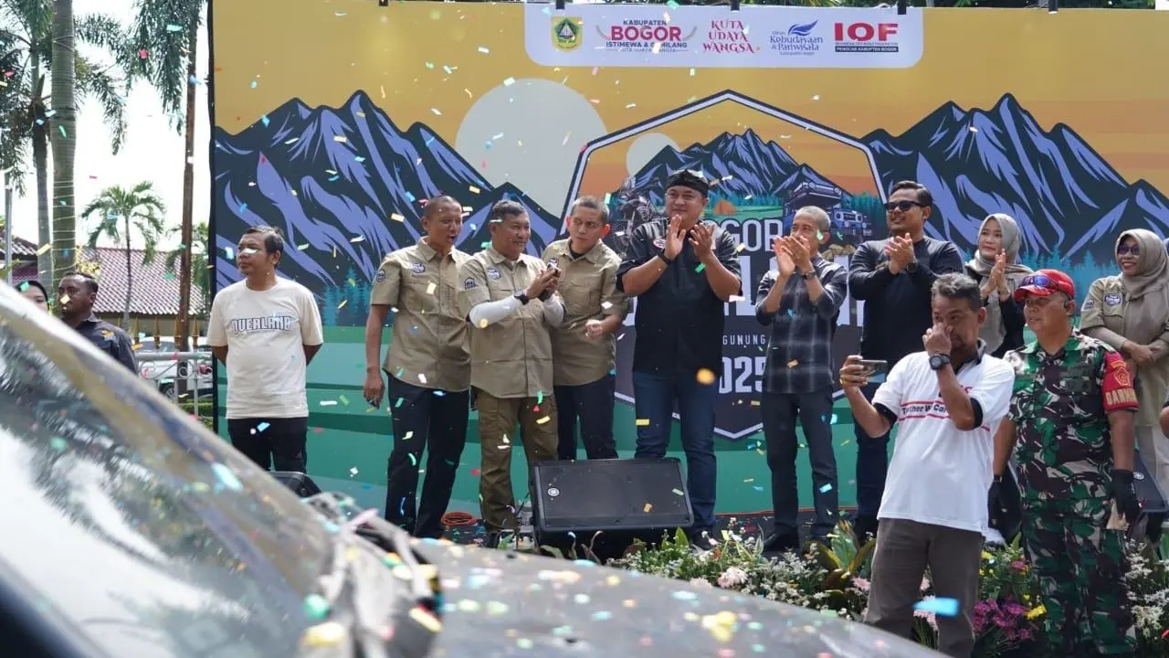 Bupati Bogor Lepas Peserta Overland 2025, Dorong Promosi Wisata Alam dan Keselamatan Lingkungan