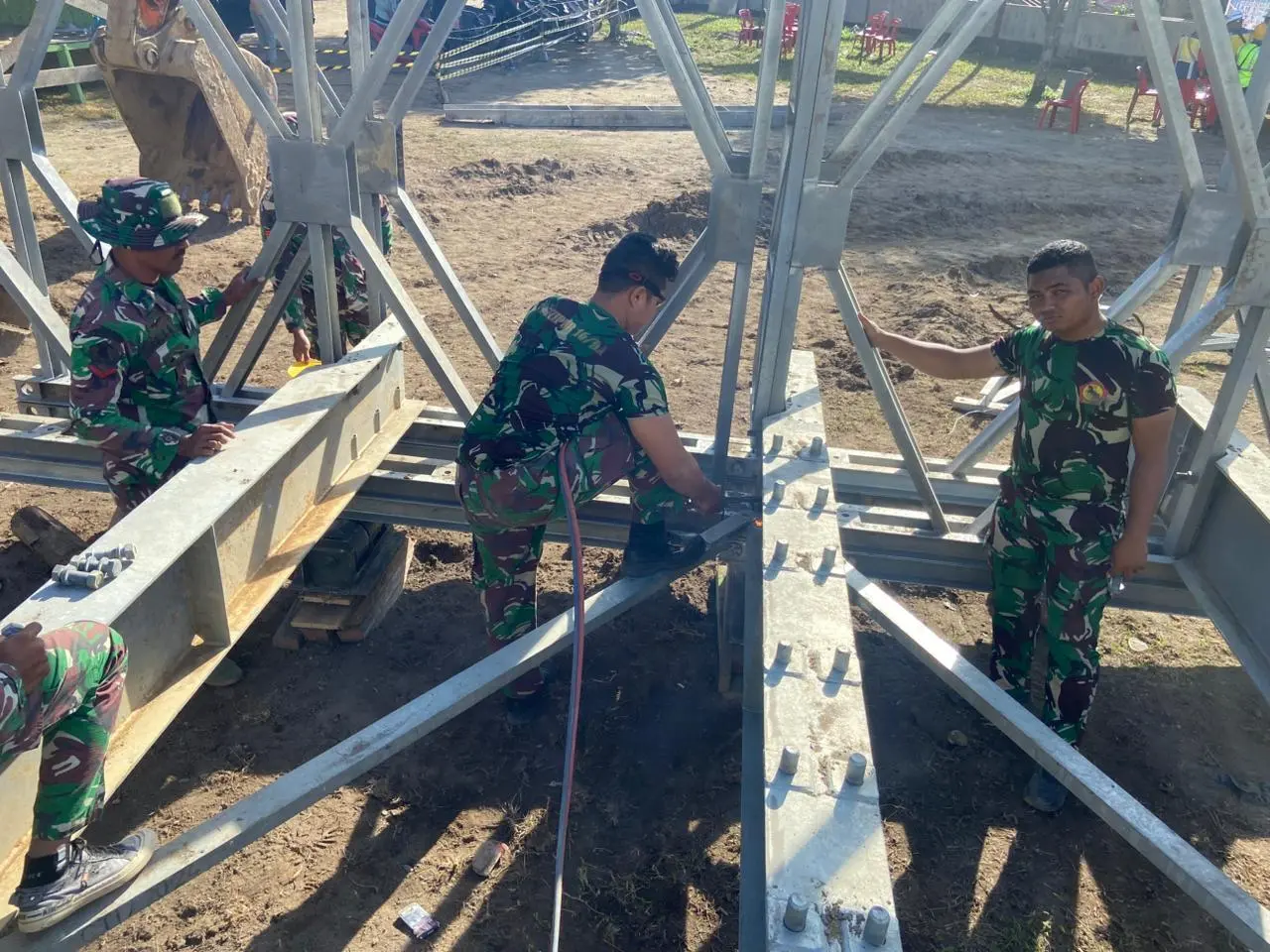 TNI Percepat Konektivitas Aceh: Proyek Jembatan Bailey Dikebut di Titik-Titik Kritis