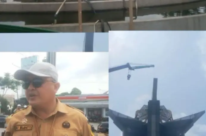 Monumen Mahkota Tugu Pancakarsa Jalan Lingkar Sentul Babakan Madang Diperindah  ‎