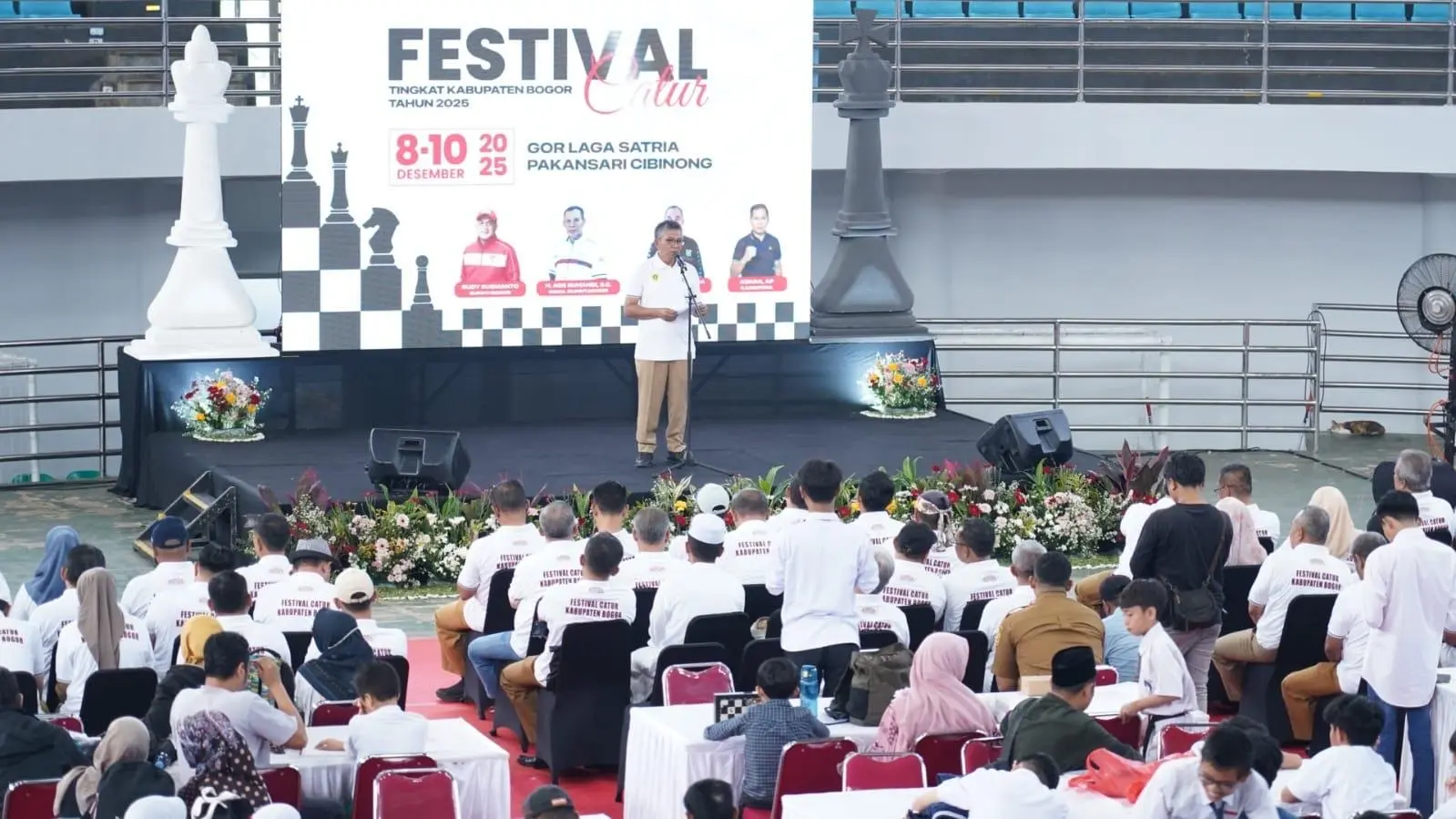 Festival Catur Tingkat Kabupaten Bogor 2025 Resmi Dibuka