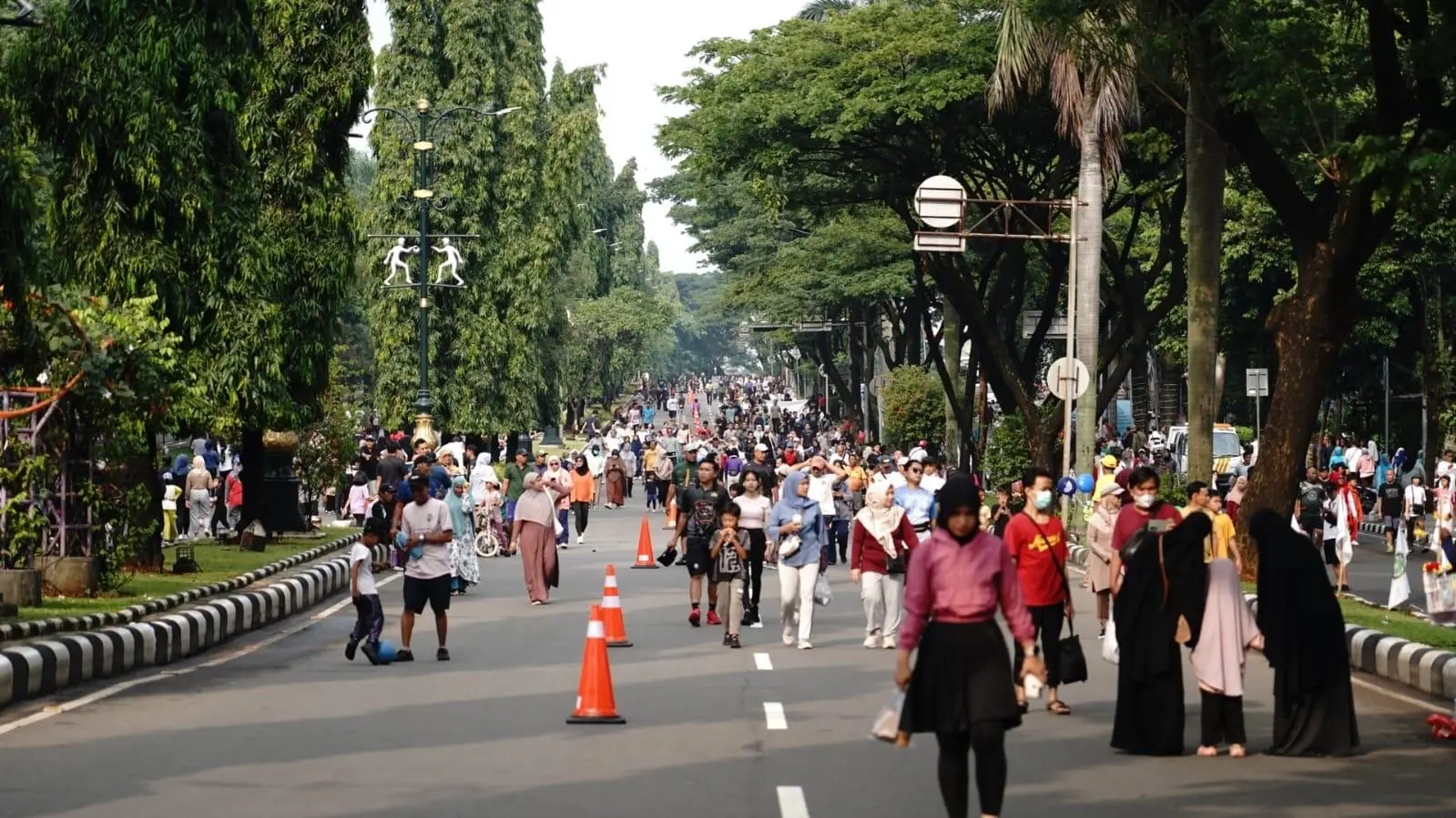 CFD Tegar Beriman Disambut Positif, Warga Nilai Penutupan Empat Jalur Bikin Lebih Nyaman