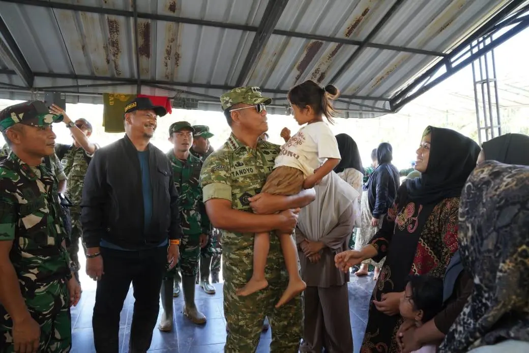 Wapang TNI Tinjau Langsung Daerah Terdampak Banjir Aceh, Tegaskan Komitmen Penanganan Cepat