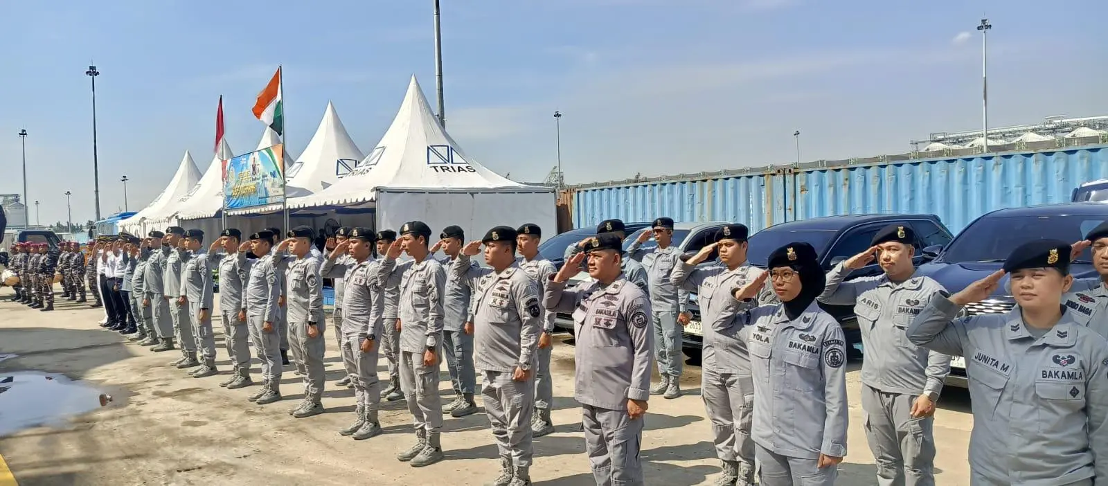 Bakamla RI Lepas Keberangkatan Kapal ICG Vigraha