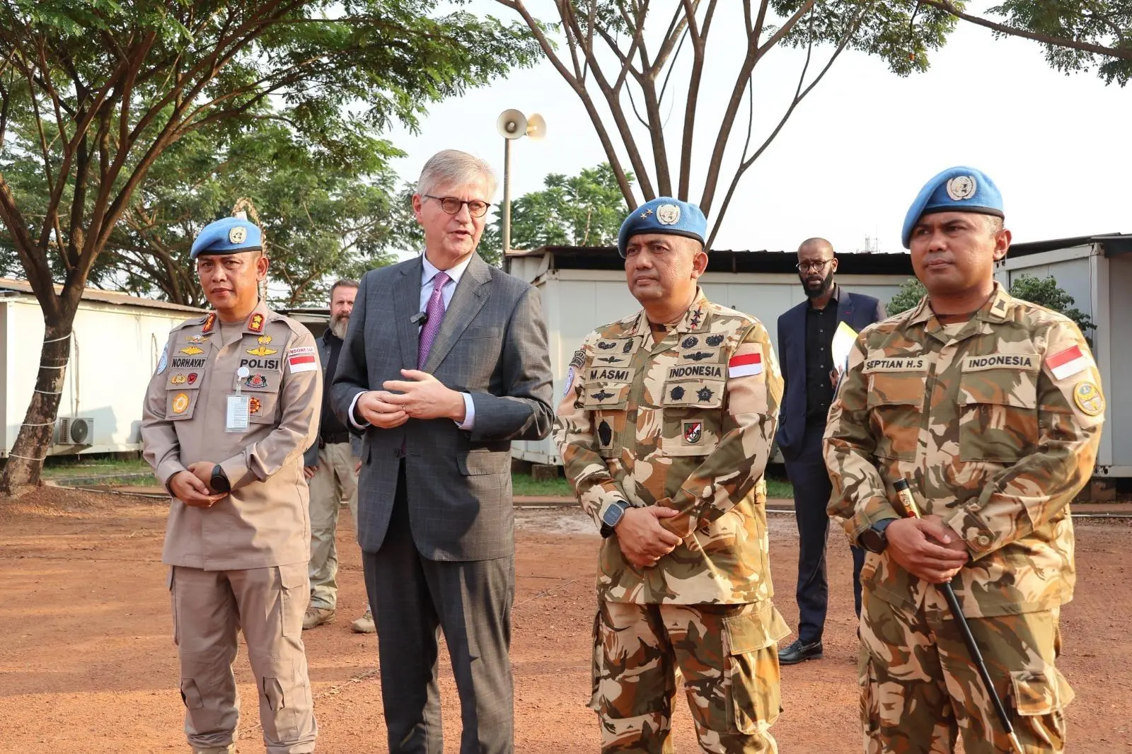 USG DPO Mr. Jean-Pierre Lacroix : PBB Sangat Menghargai Kontribusi Indonesia dan Peran Penting Satgas Kontingen Garuda di Republik Afrika Tengah   