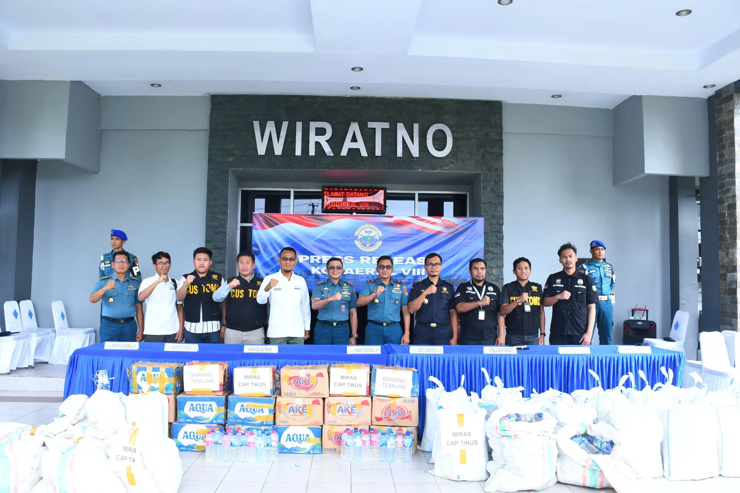 TNI AL Gagalkan Penyeludupan Ribuan Liter Cap Tikus di Sulawesi Utara 