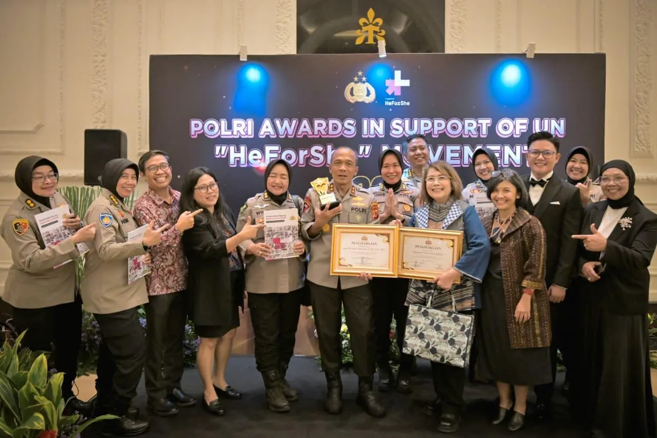 Penghargaan He For She 2025 Mantapkan Polda Jabar sebagai Pelopor Kesetaraan Gender di Polri