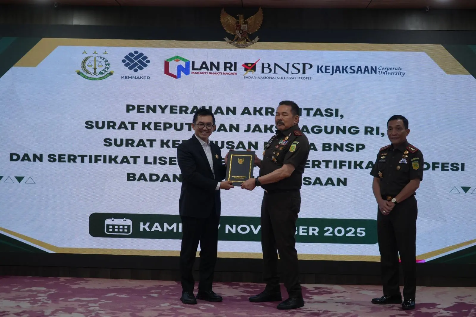 Jaksa Agung: Badiklat Menjadi Pusat Pendidikan dan Sertifikasi Profesi yang Profesional dan Modern