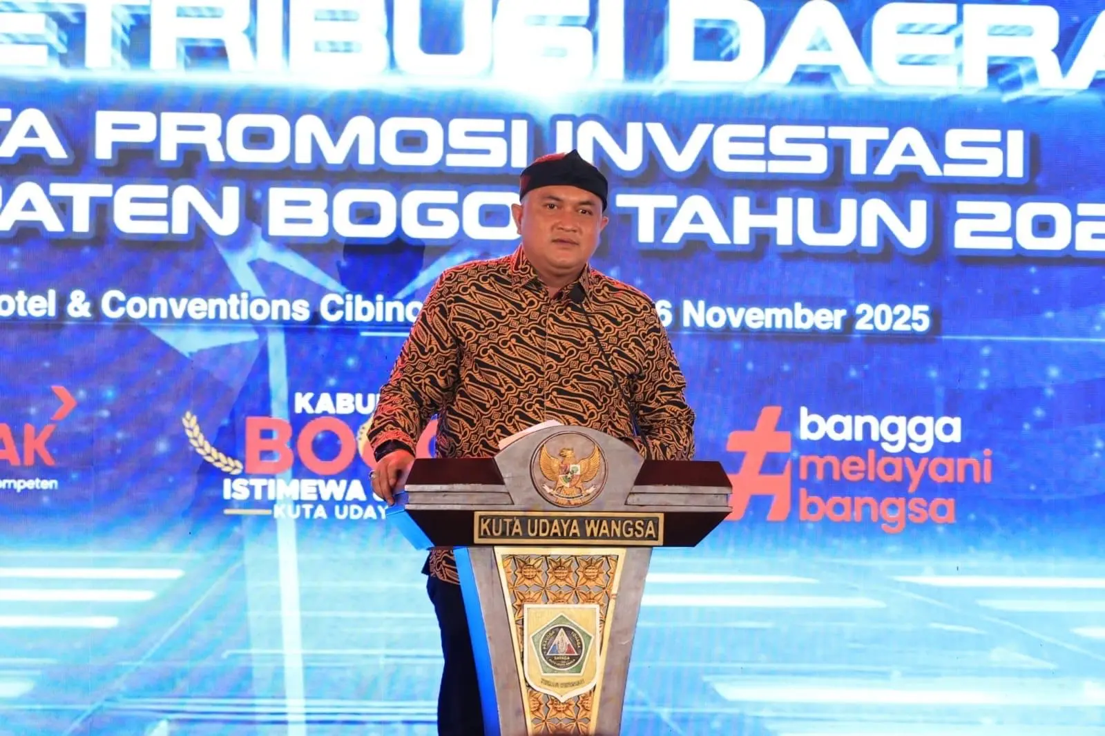 Bupati Bogor Apresiasi Wajib Pajak dan Pelaku Usaha pada Anugerah Pajak dan Retribusi Daerah 2025