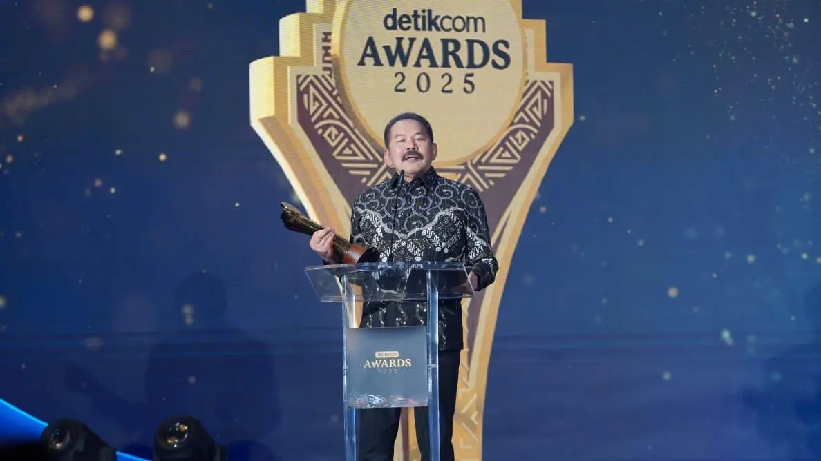 Jaksa Agung ST Burhanuddin Raih Penghargaan detikcom Awards 2025 Sebagai Tokoh Transformasi Penegakan Hukum