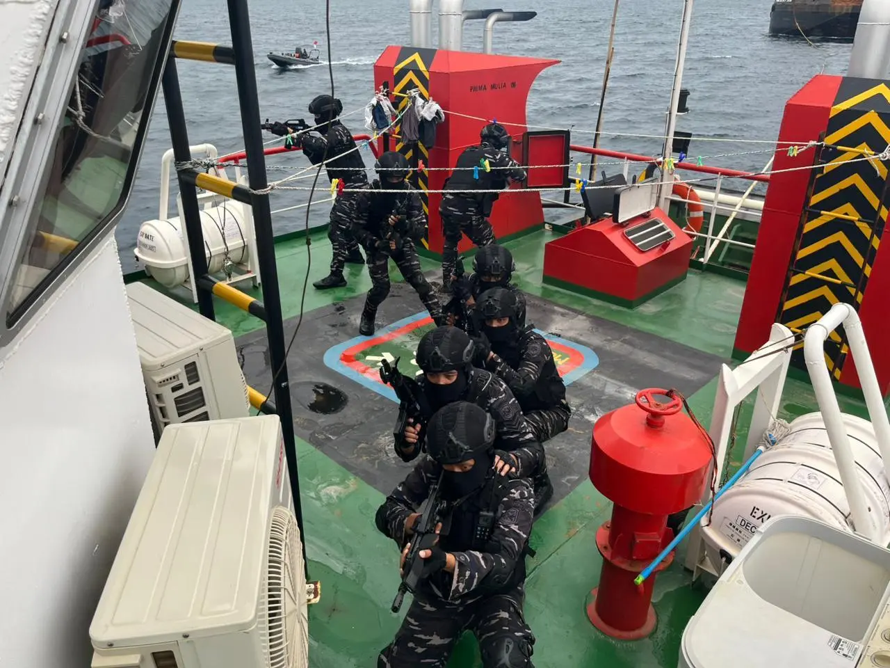 Tegakan Hukum Laut Dua Kapal Pengangkut Nikel Diamankan TNI AL